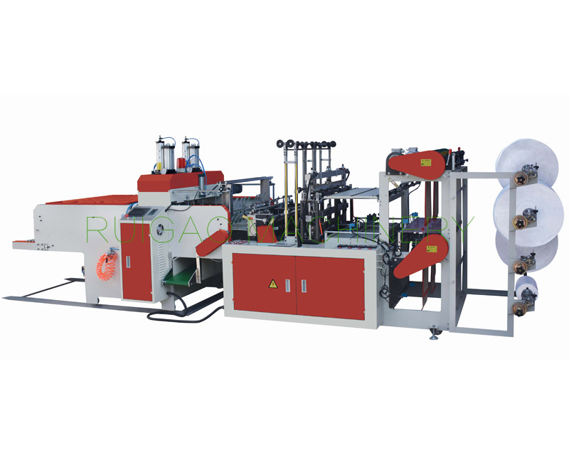 Fully Automatic 4 lines Shopping Bag Making Machine